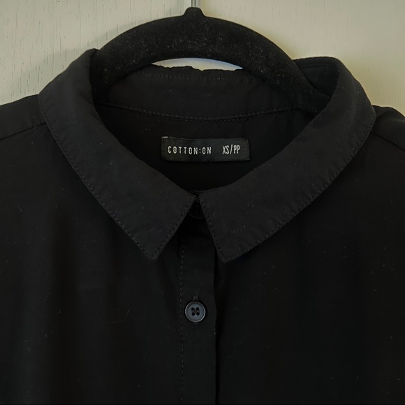 Cotton On Black Button Down - Picture 2 of 4